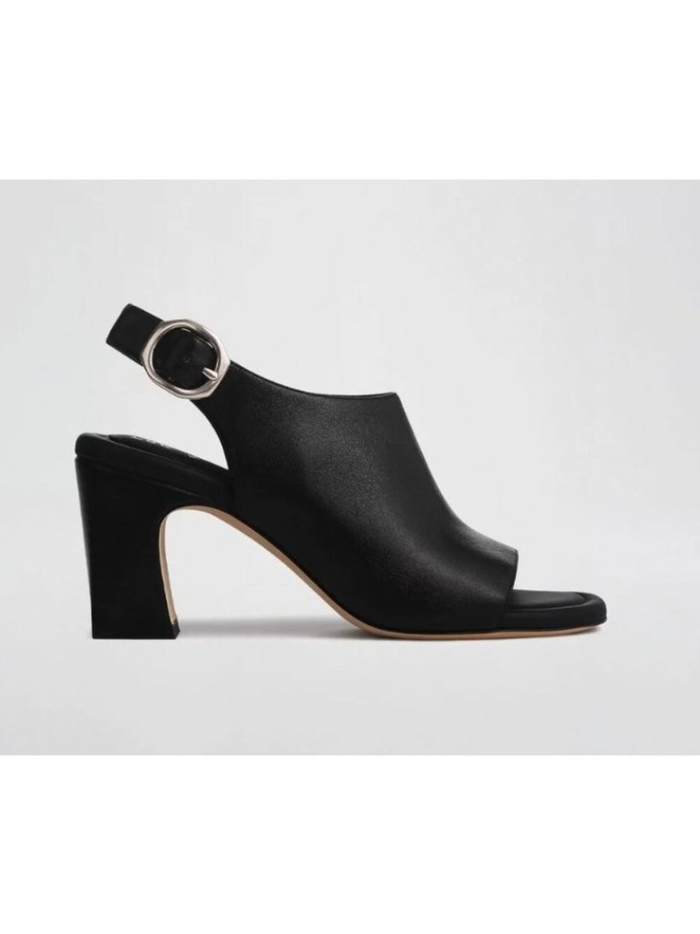 NWB Rag & Bone Gigi Leather Slingback Heel Sandals Size EU 36.5 US 6.5 $378 [jb]